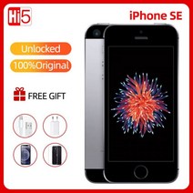 잠금 해제 오리지널 애플 아이폰 호환 SE 듀얼 코어 2G RAM 16/64GB ROM 4G LTE iOS 터치 ID 칩 A9 모바일, 16 128GB Rose Gold, 02 iPhone SE  (A1723)