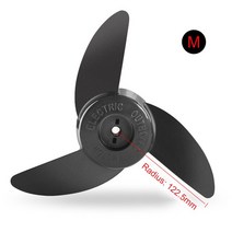 선외기엔진 모터 보트 2020 모터 보트 프로펠러 전기 엔진 선외 트롤링 19ing, 02 M 3Vanes