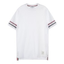 [라벨루쏘] [톰브라운] MJS204A J0046 100 트리밍 텍스쳐 코튼 티셔츠