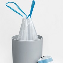 자동 끈 비닐봉지 쓰레기봉 투끈조절용 다용도 용품, 45x50대형5롤입총75개
