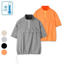 원플1981 남여공용 반팔 아노락 집업 (LJHT004)