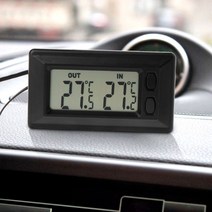 온도 습도측정 자동 차 LCD 디지털 표시 장치 1.5m 케이블을 가진 실내 옥외 온도계 미터