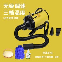 굿픽 반려동물 애견 대형견 드라이기 초강풍 2600W 업소용 털말리기 22A, 레몬옐로우