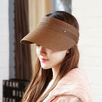 썬캡 여름 여성 비치 롤러블 땀밴드 햇빛 차단 썬바이저 리브밴드썬캡 (4컬러) 판매자/색상이름 확인!!