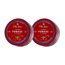 Old Spice 올드 스파이스 남성용 헤어 스타일링 포마드 미디엄 홀드노 샤인 2개 Old Spice Hair Styling Pomade for Men Medium Hold N