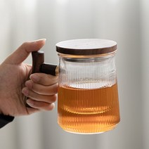 그릿 티팟 세트 티메이커 차거름망 유리 티포트, 단일