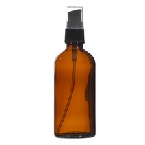 [유리용기] 갈색 유리병 에센스펌프 5ml 10ml 20ml 30ml 50ml 100ml, 갈색병 검정 에센스캡 100ml