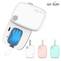 에어숨 스마트건조 UV-C 램프 자외선 살균 휴대용 칫솔살균기, 핑크, AIR-AIRSWING30