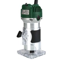 전기 대패 트리머 샌딩 목재 목공 홈파기 밀링머신, 1200W + 가방 + 밀링커터 15종