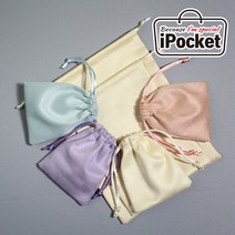 아이포켓 스웨이드 플란넬 파우치 인쇄 주얼리 악세사리 벨벳 스트링파우치