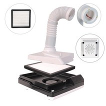 약국 집진기 탁상용 치과 가루 흡입기 네일아트 220V 먼지, off-white 청소기 +1 필터