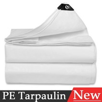 포터호루 화물차갑바 화물차덮개 포타린천 0.32mm pe 방수포 야외 차양 천막 캠핑 텐트 방수 천 보트 자동차 트럭 방수 커버 수영장 캔버스, 2x1m