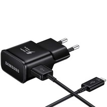삼성전자 USB C타입 급속 여행용 핸드폰충전기 EP-TA20, 1세트, 블랙
