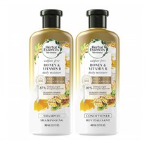 허벌 에센스 샴푸 앤 컨디셔너 400ml 각1팩 허니 앤 비타민 B Herbal Essences Sulfate Free Shampoo and Conditioner