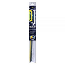 Rain-X 830214 WeatherArmor 빔 와이퍼 블레이드 35.6cm(14인치) 앞유리 와이퍼(1팩) 산업용 등급 합성 고무 스퀴지가 있는 자동차 교체 앞유리 와이퍼 블