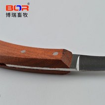 승마 선수 선물 발굽 수리 직선 칼 말굽 삭제칼 깎이, 왼손  나이프