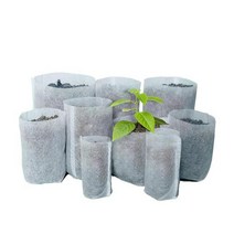 그로우백 부직포 가방 식물 성장 패브릭 묘목 친환경 생분해, A형, 1개