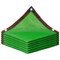 전원주택 테라스 그늘막 야외 카페 옥상 천막 어닝 12 핀 차양 비율 90% 자외선 방지 HDPE 블랙 발코니 정원 온실 다육 식물 수영장 양산 그늘 그물 햇빛 가림막, 초록, 3x4m