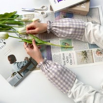 양면 반토시 면토시 체크 단색 손목 핸드메이드 예쁜 사무실 키보드 사무용 팔토시 작업용 미술용 공부용 네일샵 미용, 반토시_퍼플