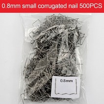 플라스틱 pvc 용접기500PCS 0.6/0.8mm Hot Stapler For Plastic Welder Machine Car Bumper Repair Welding, 02 0 8mm flat staples