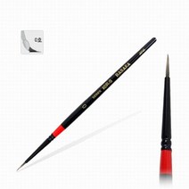 [알파] [바바라]세필 80R-S 0호, 호수:[6130690]0호