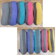 대동 피그먼트 기능성 면 명절 효도선물 비비드땅콩 분쇄라텍스 베개, 네이비