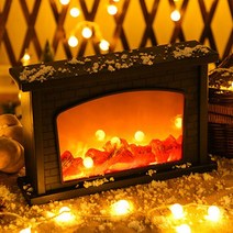 LED 미니 불멍 벽난로 램프 무드등 캠핑 조명 모닥불, 단품