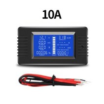 DC 0-200V 100A 전압계 전류계 자동차 배터리 테스터 용량 저항 전기 모니터 12v 24v 48v 96v, [01] 10A