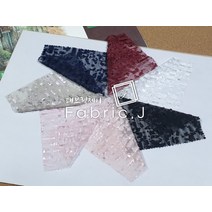 패브릭제이 번아웃원단 구름 폴리레이온 혼방 원단 겉감 7종 FJ-006, 네이비(Navy)