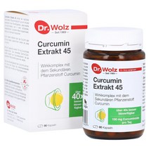 [독일] 닥터볼츠 Dr Wolz 커큐민 45 추출물 90정 (1개월분), 1개