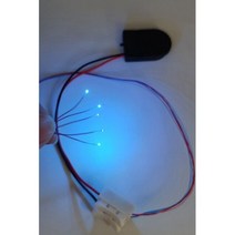 사전 유선 0402 Smd led 3v 10 색 30cm 연결 와이어 취미 키트 철도철도스타십건담 조명 5 개 279521, 0402Ice Blue