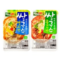 백제 쌀국수 멸치맛 15개 + 육개장맛 15개, 92g, 30개