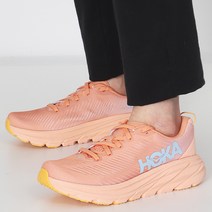 호카오네오네 우먼스 키높이 쿠셔닝 운동화 런닝화 W 링컨 3 WIDE 오렌지 그레이 핑크