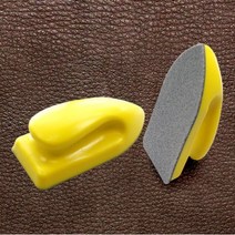 자동차량용 쇼파 가죽시트 찌든때제거 세척용 나노 레더클리닝 브러쉬 레자 세정솔, 본품 1개