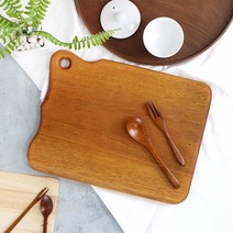 [박씨상방] 마호가니 원목 옻칠도마 중, 단품