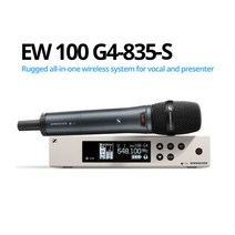 젠하이저 EW100G4-835-S-K 무선핸드시스템세트 정품 EW100G4835 핸드무선마이크 MMD835카디오이드 E835유닛