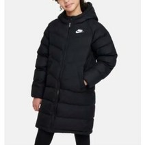 (국내매장판) 나이키 주니어 합성 필 후드 롱패딩 패딩