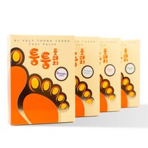 닥터블리 퉁퉁 풋패치 발바닥패치 독소 다리붓기 수액시트 노폐물 발패치 4박스, 향별로 1박스씩, 4개, 4개