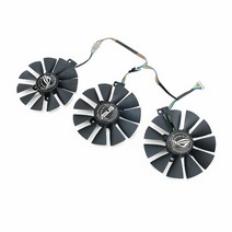 그래픽카드 FDC10U12S9C FDC10H12S9C 그래픽 카드 팬 ASUS GTX1060 1070 1080 RX480 580 GTX980 Ti 87mm 6 핀 3 개로트 신제품, 1.1lot - 87mm