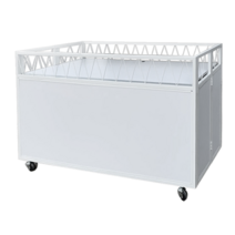 W매대(600)블랙 이동형 접이식 흰색 진열대 선반 가판대 프리마켓, W매대(1500) 블랙