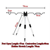 샌드폴 받침대 낚시거치대 원투 민물낚시 삼각대 gotda telescopic 조절 홀더, 40CM