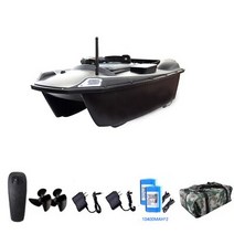 원격 조종 완구 GPS 원격 제어 낚시 보트 지능형 자동 미끼 보트 3KG 적재 2 개 상자 듀얼 모터 500m 원 키 리턴, 02 NO GPS 10400mAh
