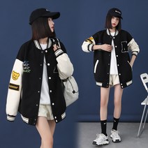 트렌디한 야구점퍼 여고 가을 학생 바람막이 여자봄자켓 여름바람막이 봄아우터