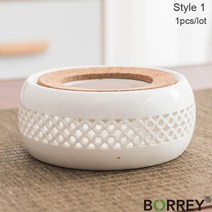 티워머 차 커피 머그 히터 세라믹 워머 홀더 워머 절연 워터 워머 캔들 가열 홀더, 스타일 1(1개)