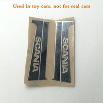 호환 스카니아 벤츠 볼보 트럭 튜닝 금속 스티커 B-기둥 1/14 Tamiya RC 자동차 SCANIA R730 R470 R620 56323 Diy 부품, Post B