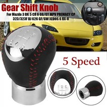 기어봉 56 속도 MT 기어 시프트 노브 Mazda 3 BK CR GG/GY MPV PREMACY CP 323/323F BJ 626 XEDOS RX-8 스, 01 5 speed