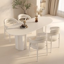 [해외] 미적인 섬 커피 작은 식당 소형 미니 식탁 직구, 4.B 4chairs130X70X75