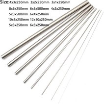 각관 튜브 파이프 아연 스테인레스 플라스틱 실버 라운드 304 스틸 모세관 od 3 4, 3x2x250mm 1pc