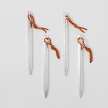 실버4P 18cm 고정용 삼각구조 단조팩 초보캠핑 편리 그늘막 고강도