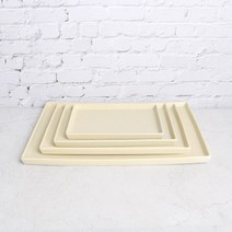 CRAART 크레아트 직사각 접시 4size 아이보리, 2호(IV12109-0825)